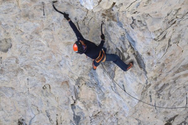 dry tooling canmore mixed climbing andrew wexler