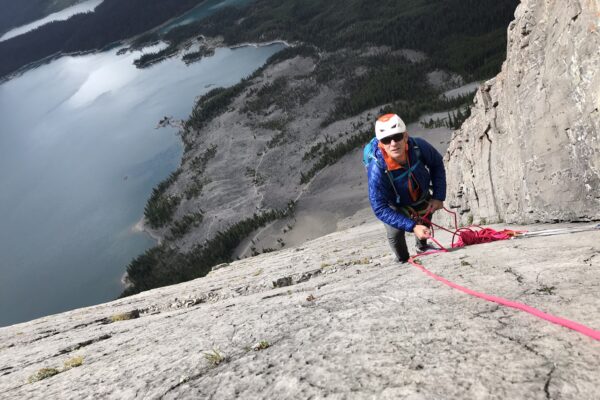 rock climbing kananaskis joy mt indefatigable mountain guide